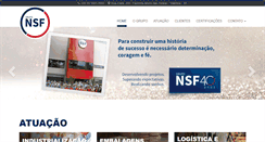 Desktop Screenshot of gruponsf.com.br