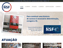 Tablet Screenshot of gruponsf.com.br